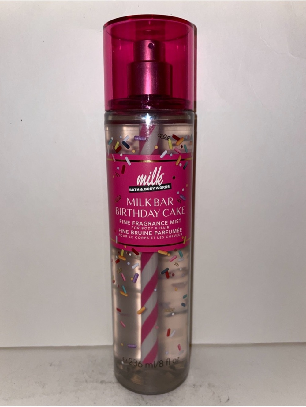 Bath & Body Works Milk Bar Birthday Cake Fragrance Mist 8oz New